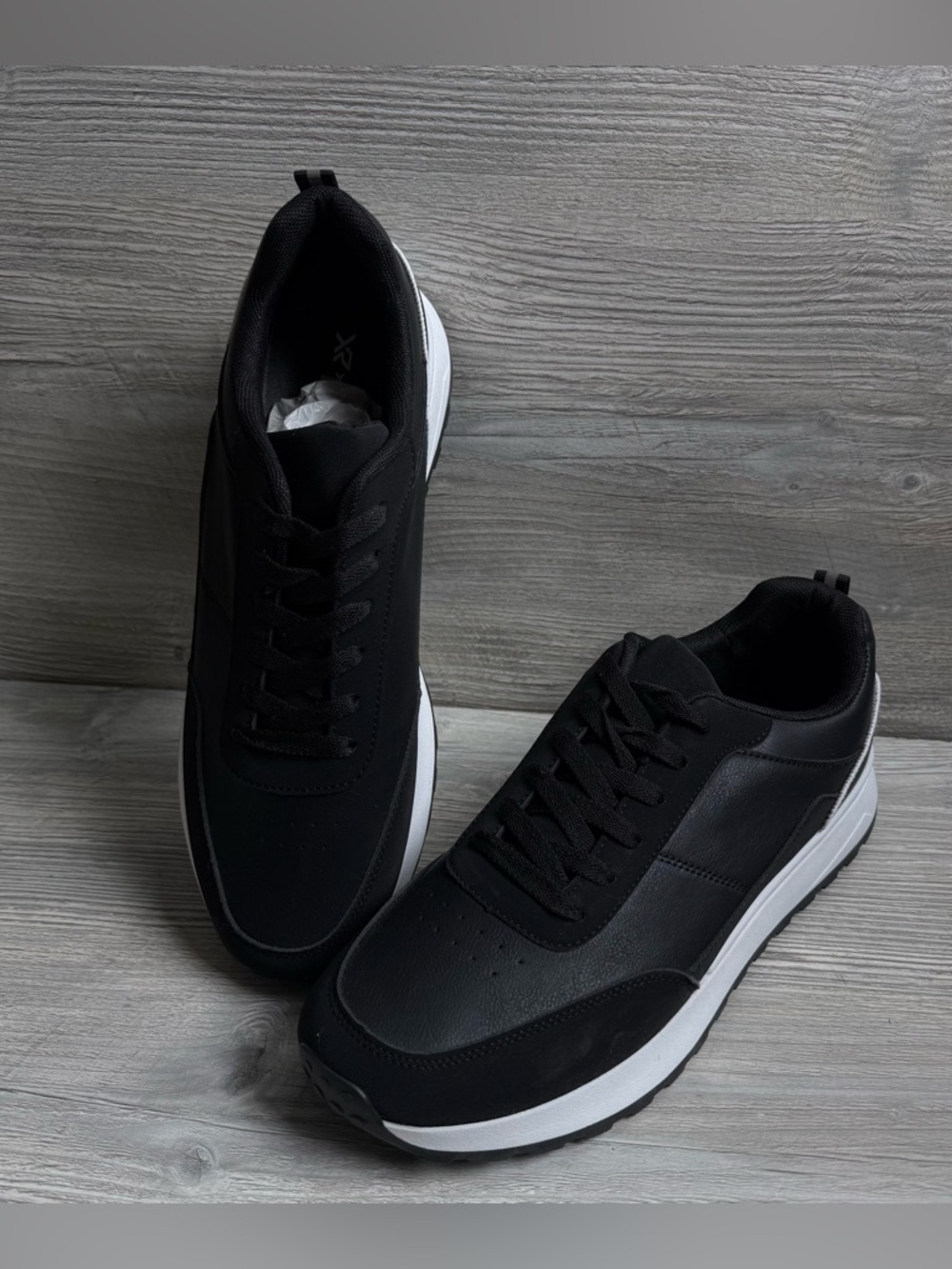 Men's XRay Black Low-Top Athletic Sneakers - Comfortable Everyday Shoes size 13